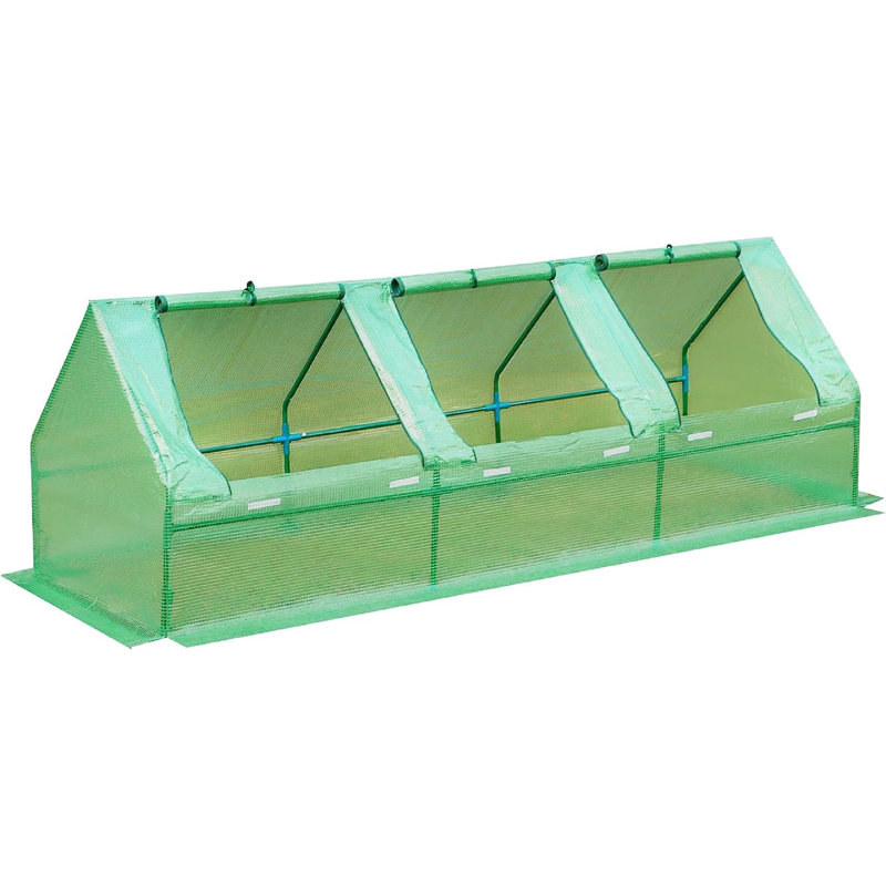 EROMMY 95" W x 32" D Mini Greenhouse Wayfair